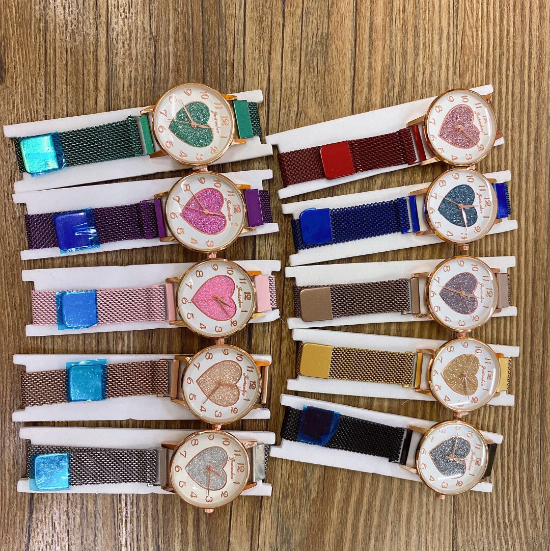 A trendy and popular women's watch with a heart Specification image
