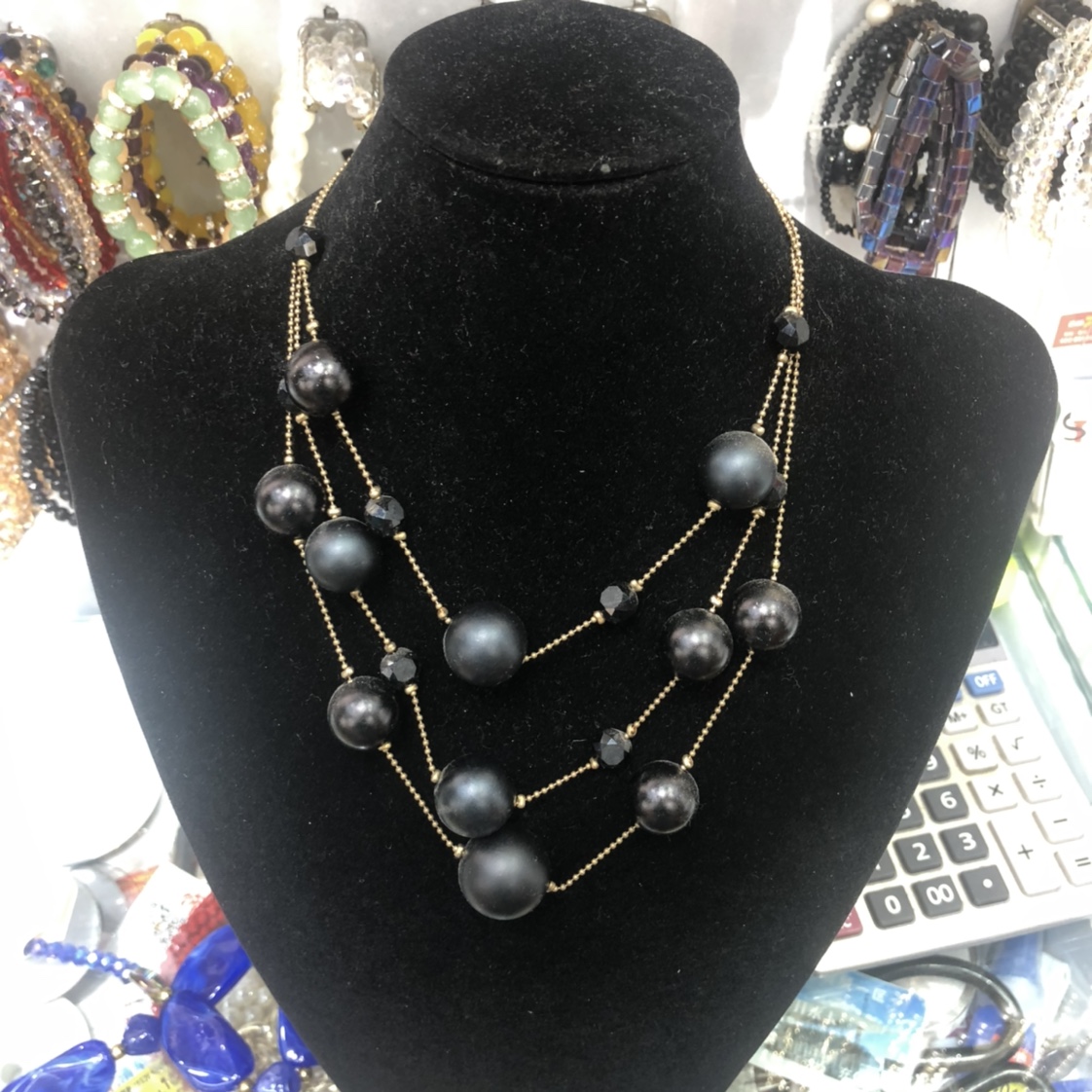 Imitation beaded necklaces from Europe and America thumbnail
