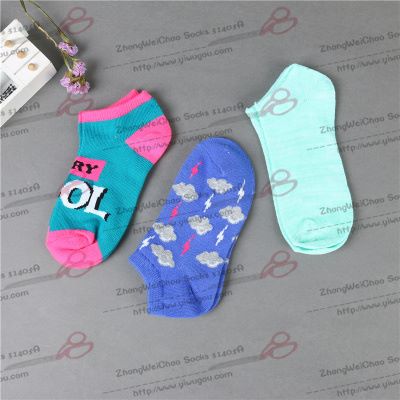 Socks female short socks spring and summer low to cotton