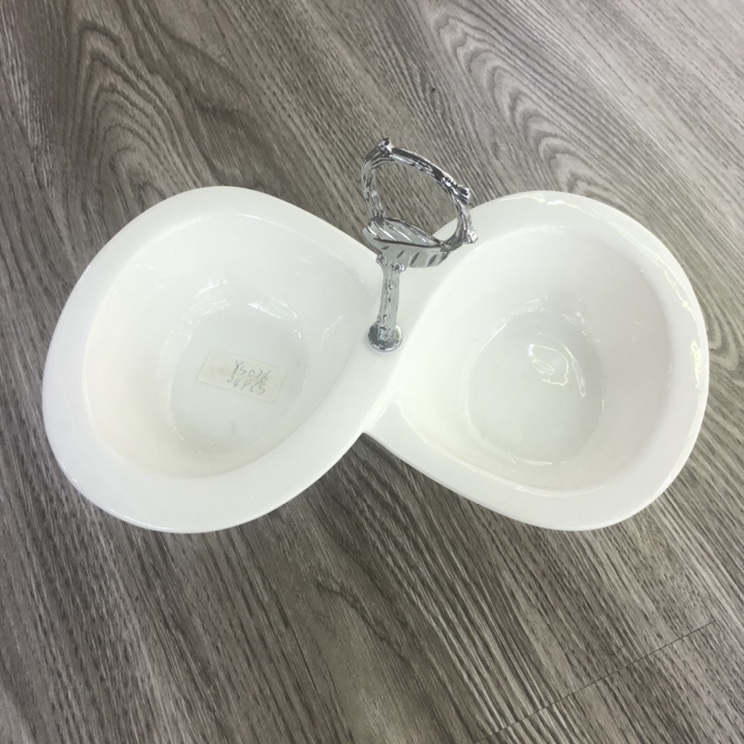 纯白 8字 坚果盘