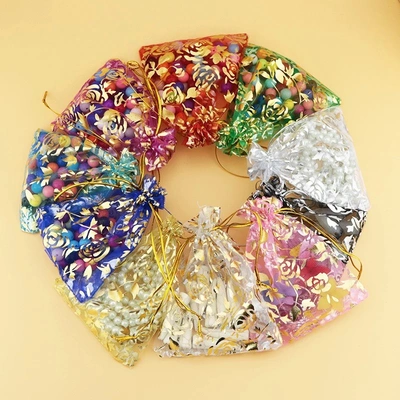 11*16 Hot Gold Gauze Bag Mixed Color