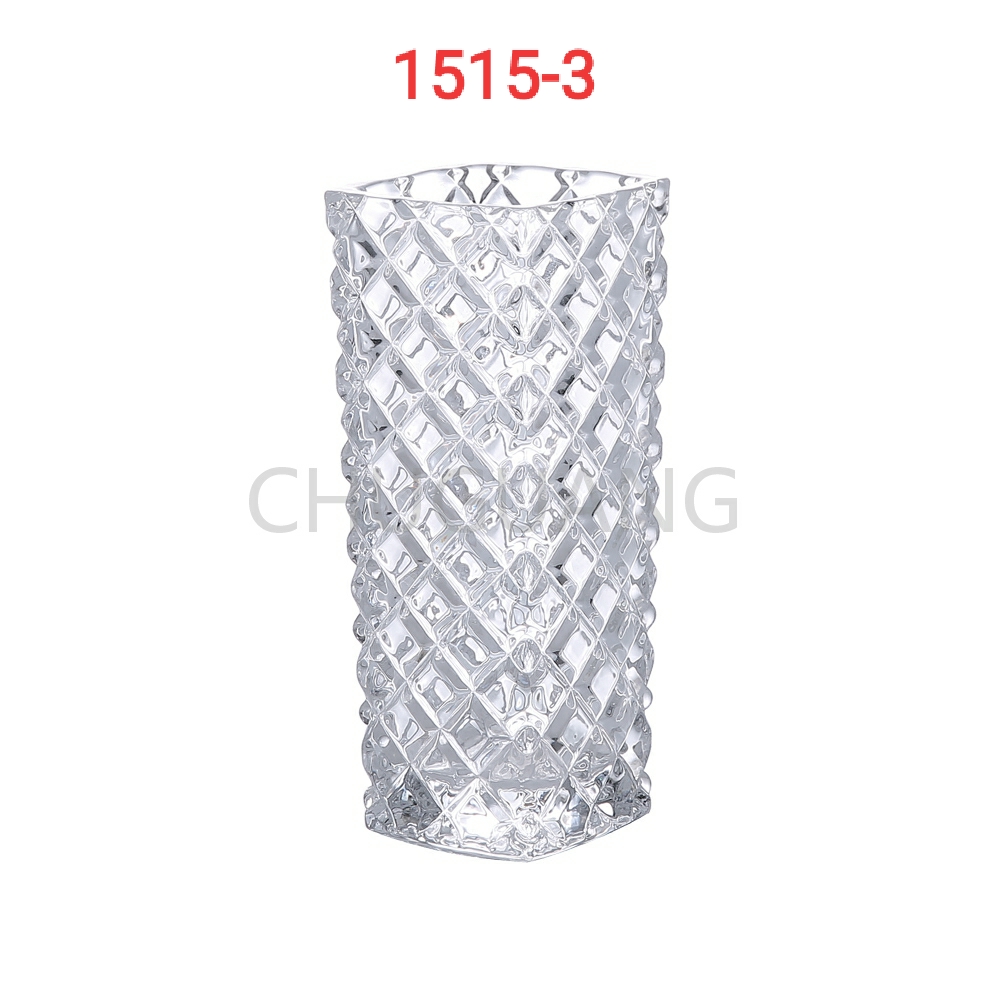 15 square grid series crystal glass vase chu Guang glass thumbnail