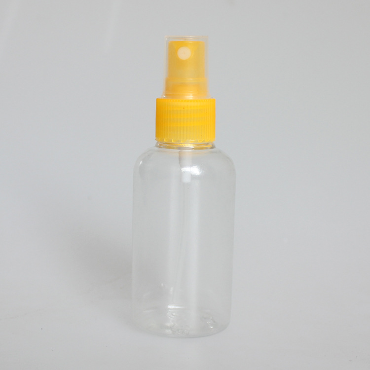 便携式75毫升喷瓶 透明喷雾瓶 分装瓶白底实物图