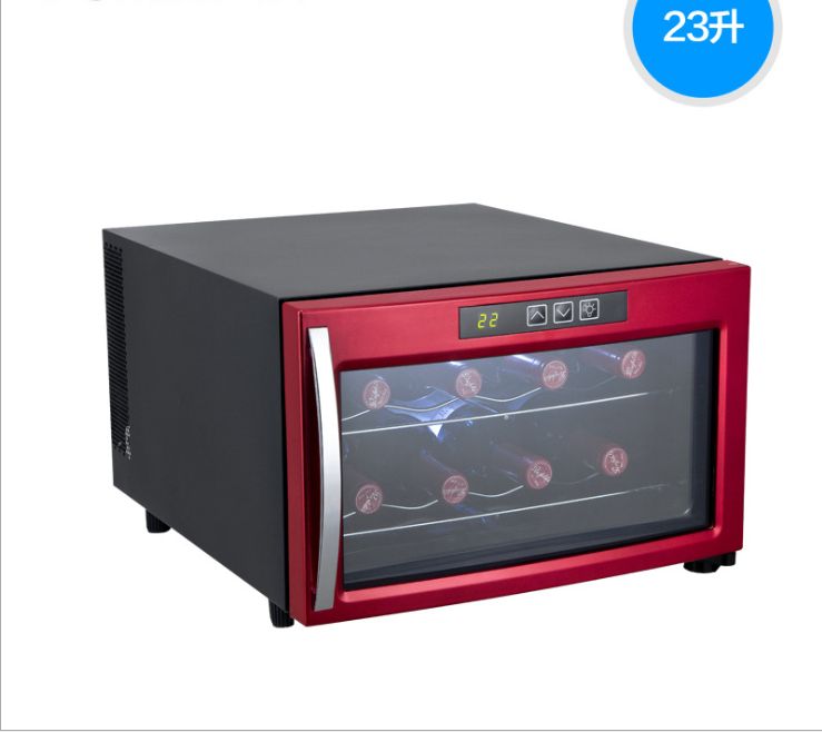Electronic constant temperature wine cabinet 8 pieces of fine grapes electronic wine cabinet full figure