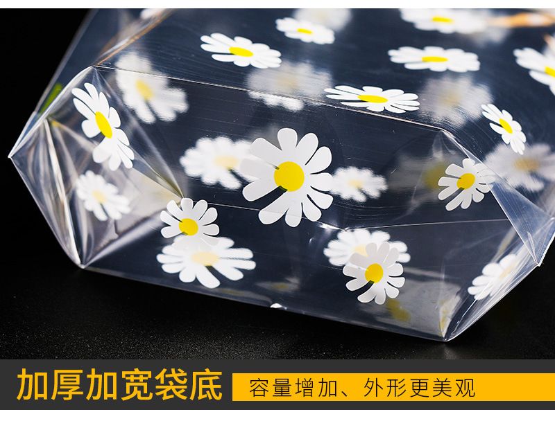 新款小雏菊旅行整理收纳抽绳束口袋小清新透明磨砂防水包装袋1825详情图13