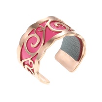 Stainless steel leather changing ring