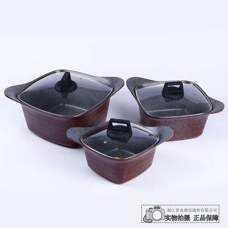 Square soup pot