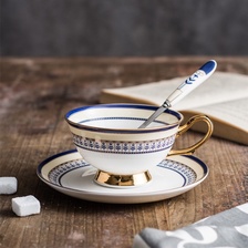 高档骨瓷陶瓷礼品咖啡杯碟茶杯水杯