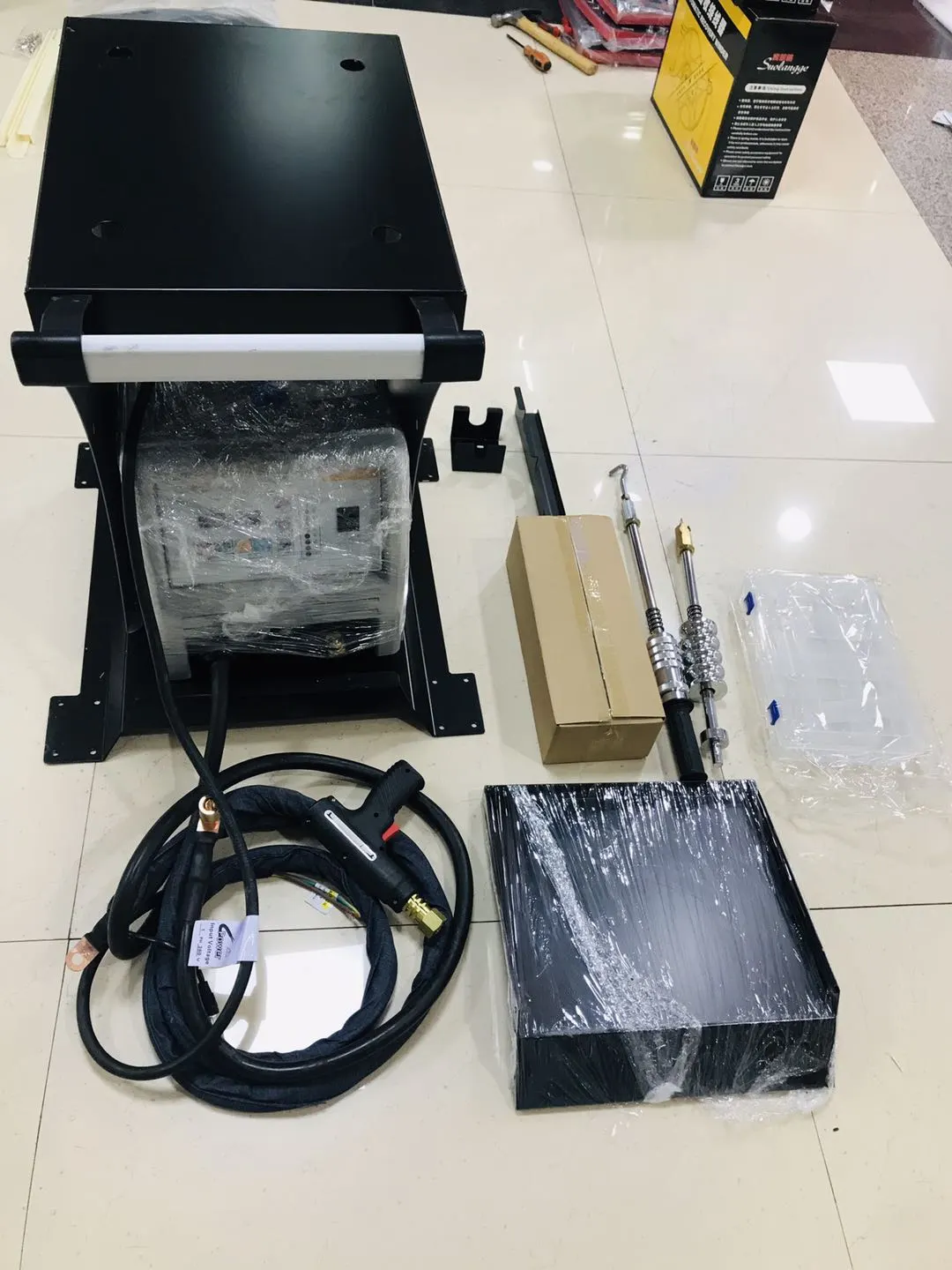 Automobile bodywork repair and shaping machine, shape repair machine, interlocking machine, automobile dent repair machine SGY-65L detail image 6