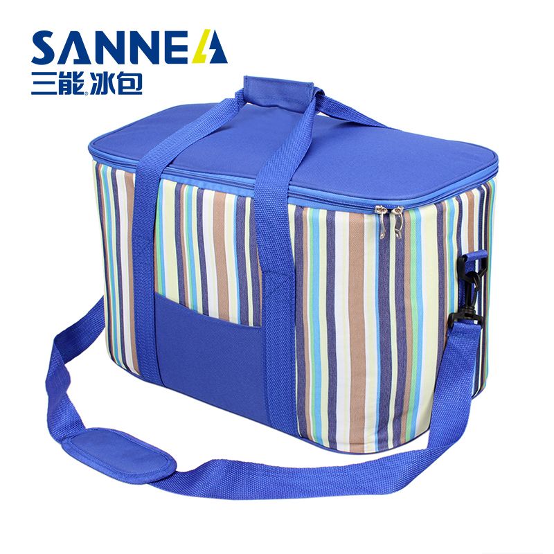 New 34L thickened food delivery insulated bag, multi-color insulated picnic bag, outdoor insulated handbag manufacturer wholesale Item Picture