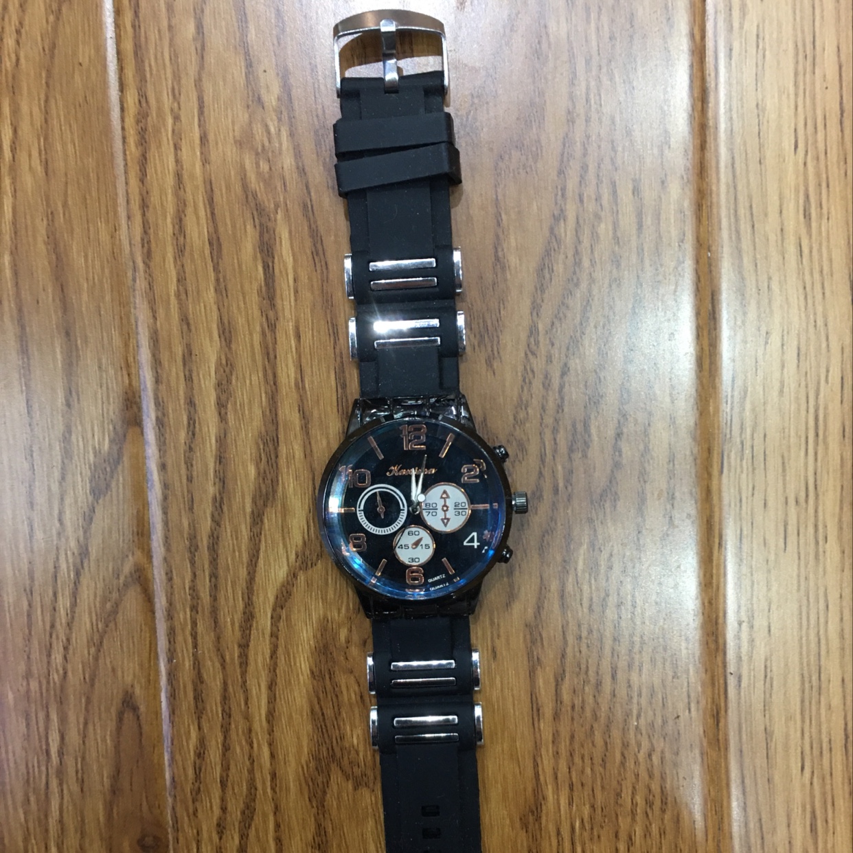 Hombre doble bead reloj