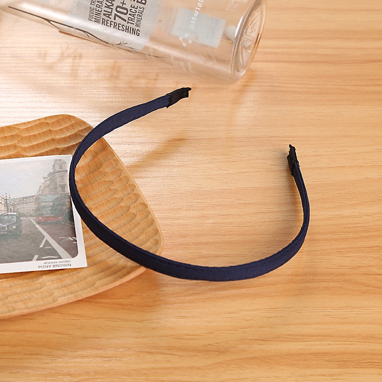 1cm Korean version popular DIY double-sided pressure strip, wire threading, fabric pressing, linen, iron hair band, children's headband accessories Item Picture