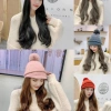 Woolen cap wig Velcro wig piece detachable woolen cap wig for women matte high-temperature silk wig cap Application Scenario