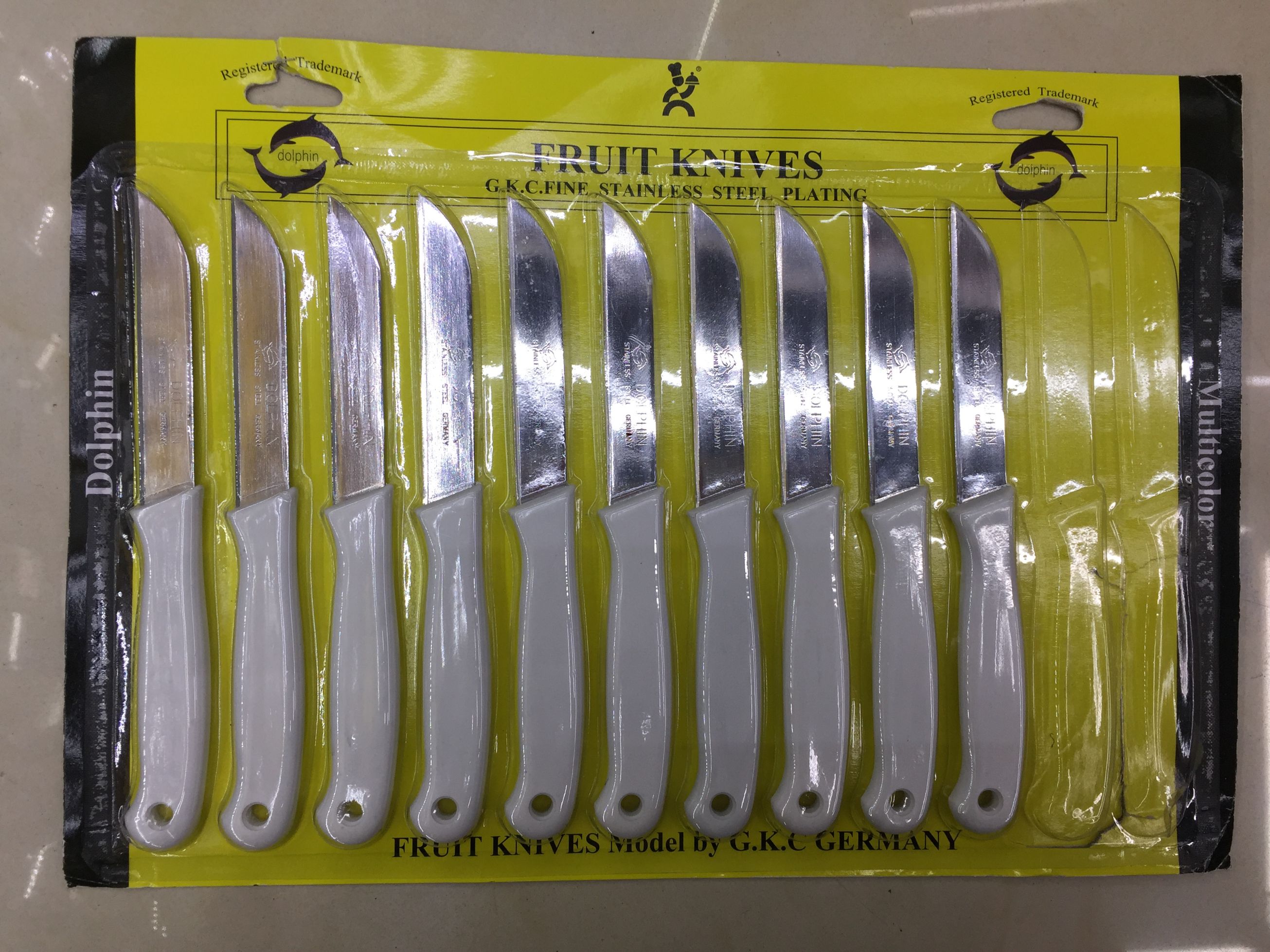 12PCS小刀水果刀塑料柄刀详情图4
