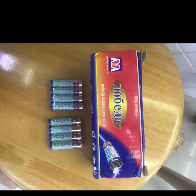 No. 7 alkaline battery details Picture