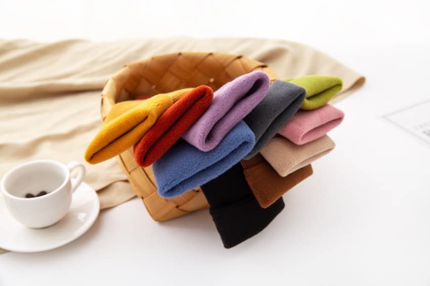 Seven-color fine-wrapped warm socks and cashmere snow socks