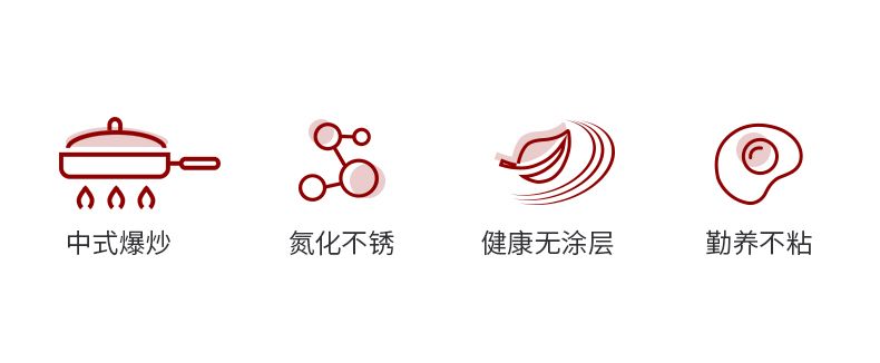 华帝章丘铁锅手工老式炒锅无涂层铸铁锅家用锅具电磁炉燃气适用详情图2