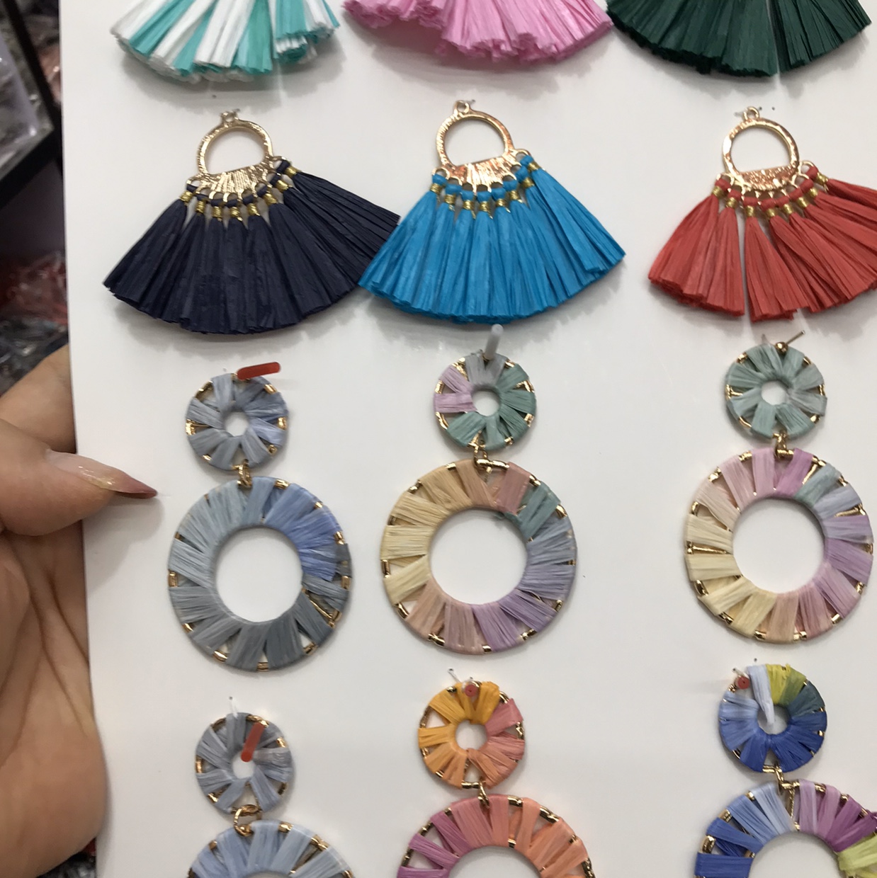 Lafite paper earrings full figure