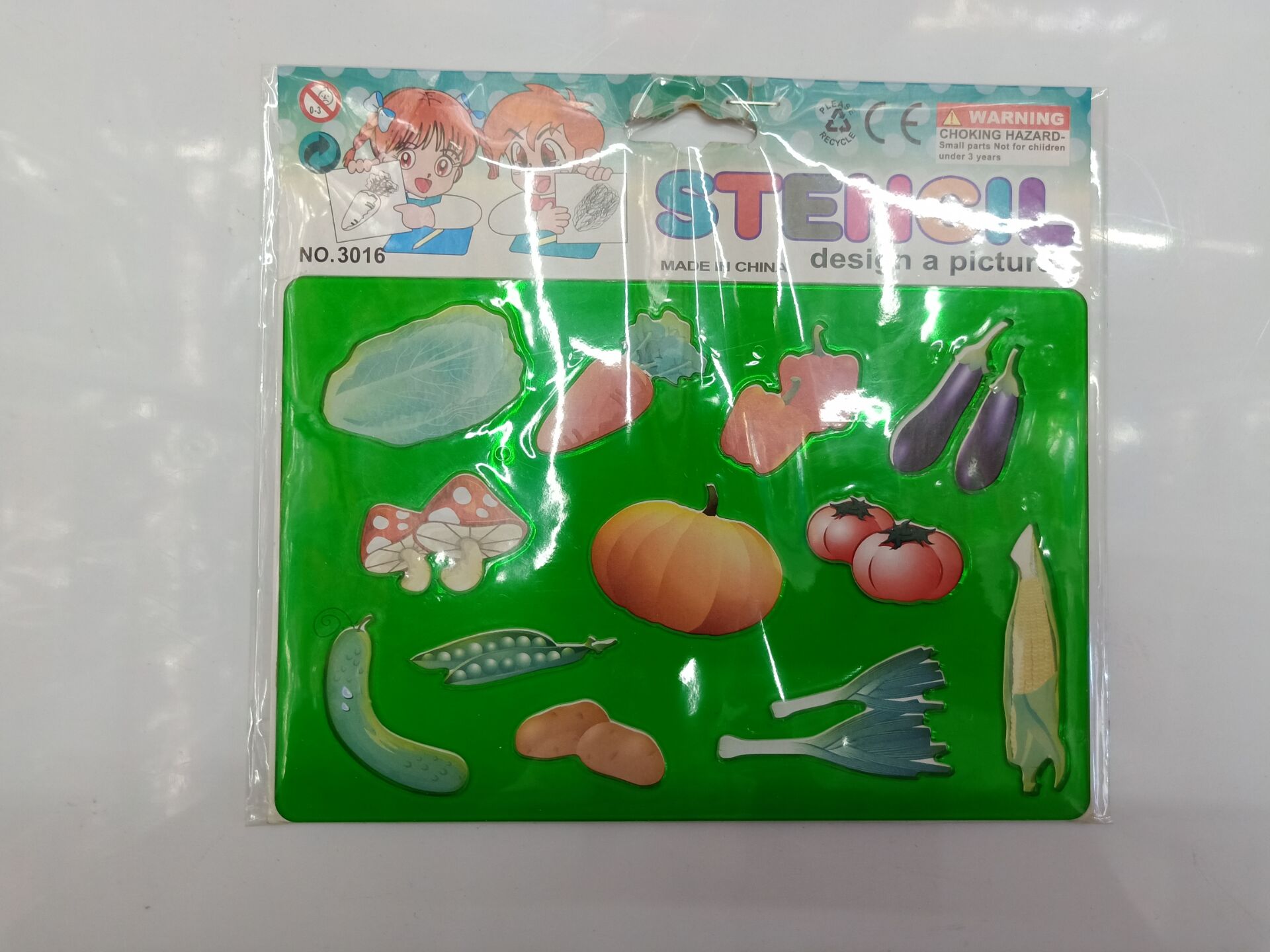 Series 2030 drawing template vegetables