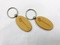厂家促销供应椭圆形型可定制LOGO创意榉木质木头钥匙扣小礼品产品图