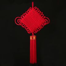 福字挂件中国结编织线节日礼品客厅大小号装饰1.5线18盘绒布结