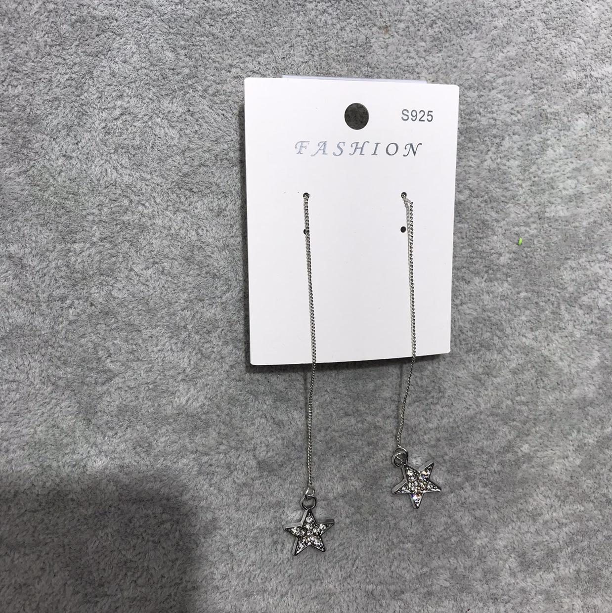 美之琴饰品043韩版时尚潮流新款耳线五星多钻
