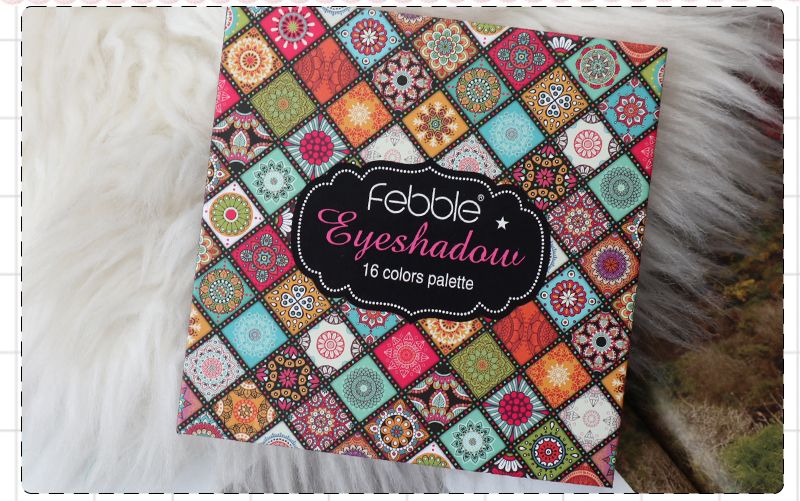 Febble16-color maple leaf eyeshadow palette is super popular on Instagram, featuring a girlish pearlescent look pic 4