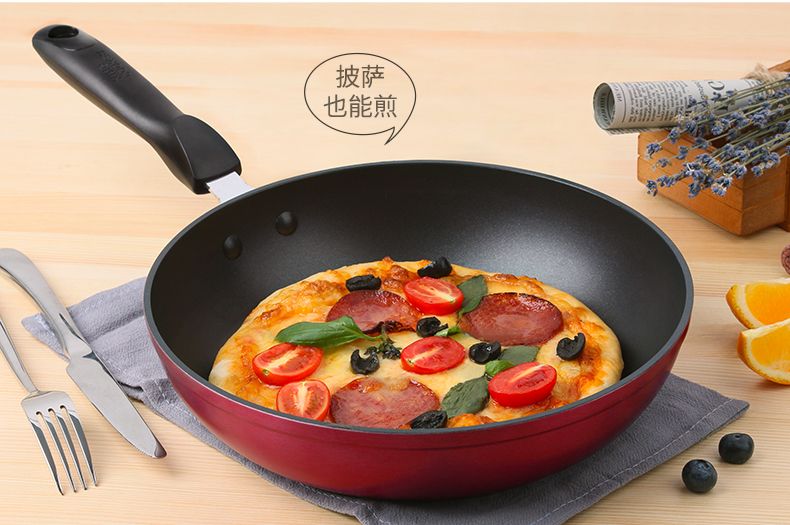 Pico Big Emperor European Deep frying pan J28H less oil smoke deepened thickening non-stick pan pan 28cm J28H thumbnail