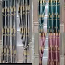 Brocade jacquard curtain