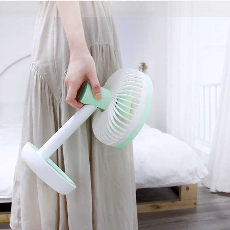 6-inch portable desktop fan with a fresh and clean style undefined
