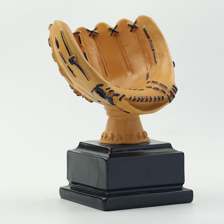 Wan Yuanxin Baseball Trophy School Competition Award Trophy Resin Handicraft supports engraving HX1834 details Picture