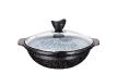 DF68075 Shallow stone clay pot DF TRADING HOUSE