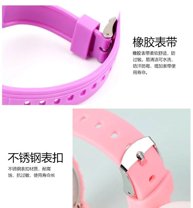 Mingrui children's electronic watch for boys, junior high school and primary school students, cute waterproof electronic watch for boys, trendy detail image 7