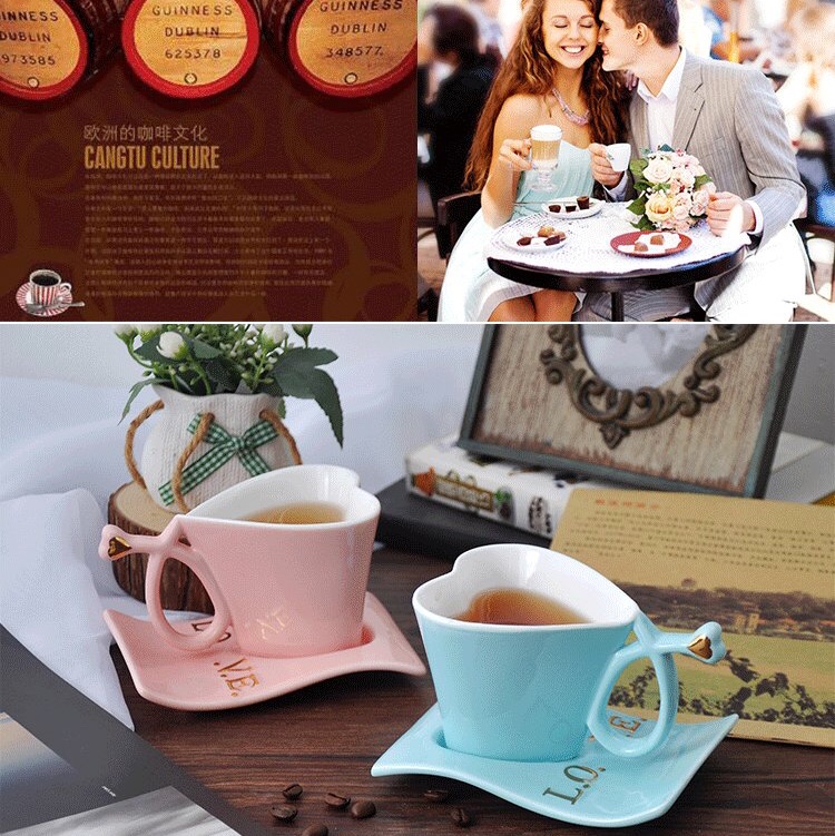 陶瓷咖啡杯碟咖啡具套装礼品礼盒骨瓷杯花茶下午茶杯详情图8