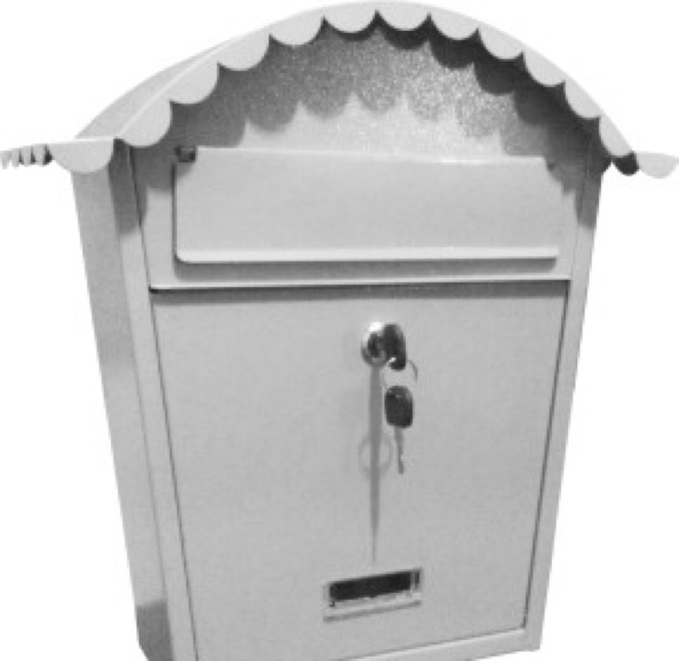 欧式田园挂墙信箱室外带锁创意意见投诉建议箱图