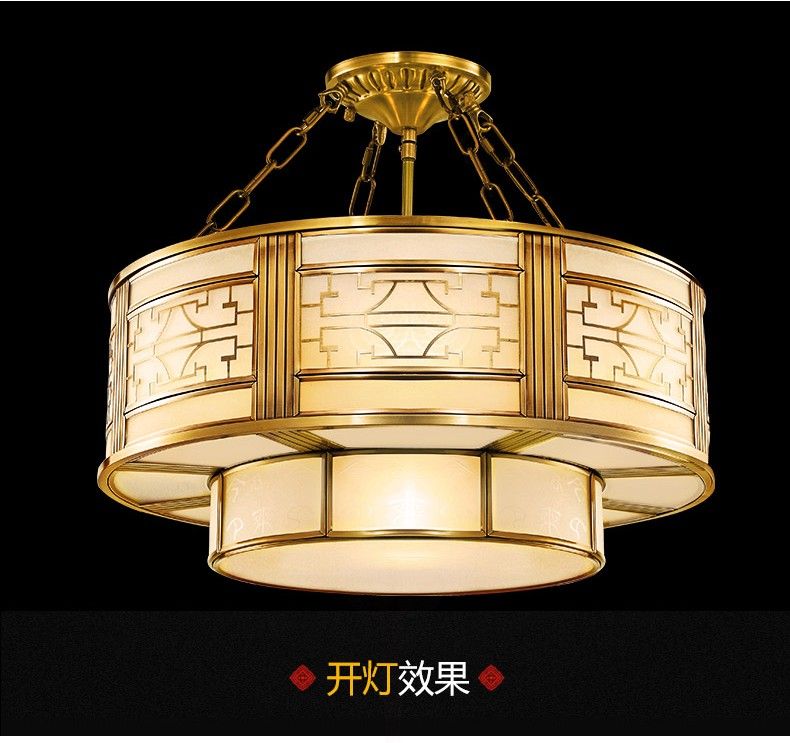 European-style all-copper chandelier for living room and bedroom decoration, magnificent chandelier, European-style lamp series
