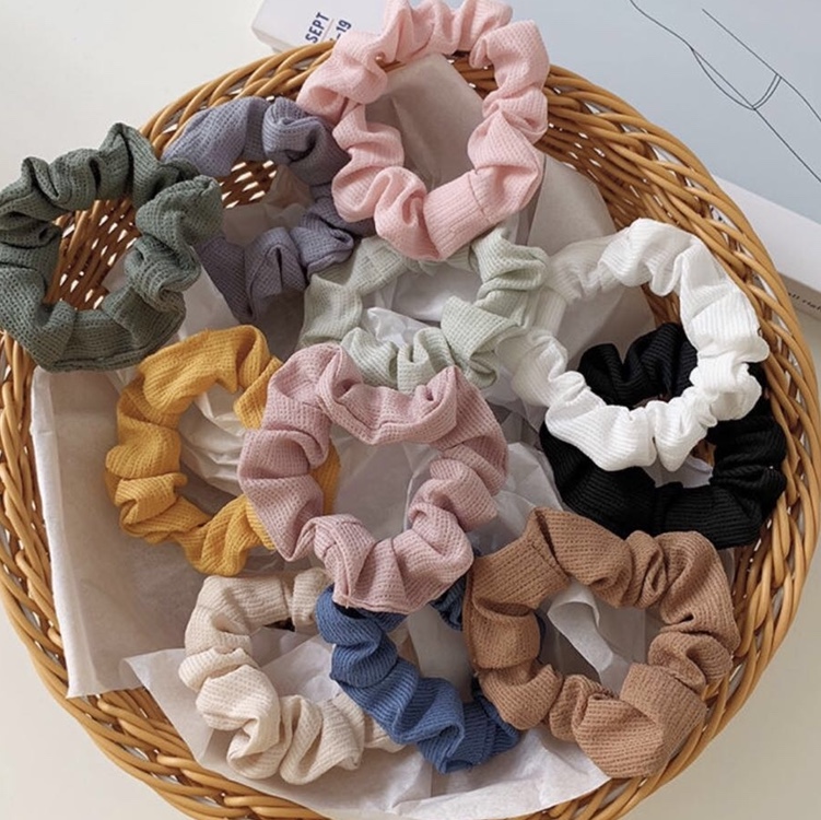 Check striped cotton colon ring Korean style retro harbor jewelry thumbnail