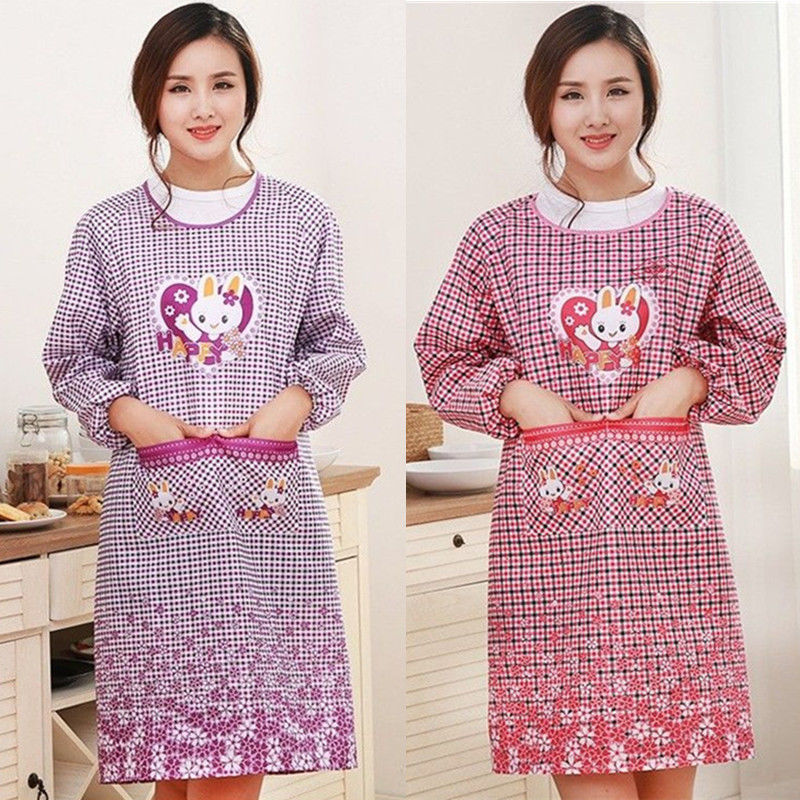 围裙罩衣防污放油防水厨房清洁家居图