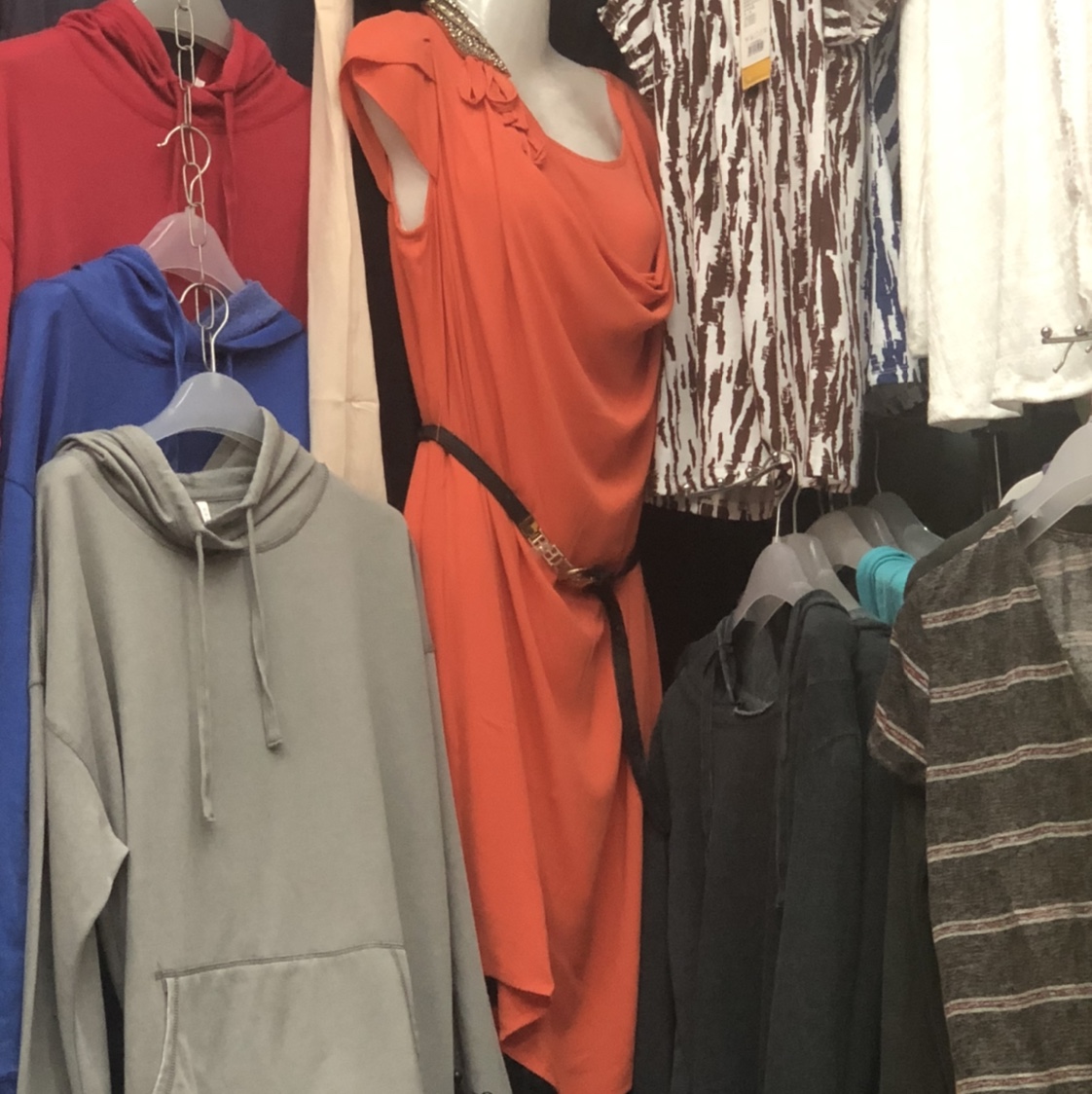 The orange lady's casual dress thumbnail
