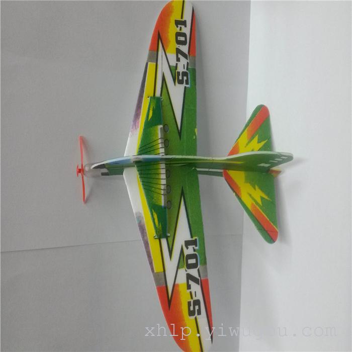 新款泡沫手抛滑翔机 易飞耐摔回旋滑翔战斗机 爆款热销儿童玩具