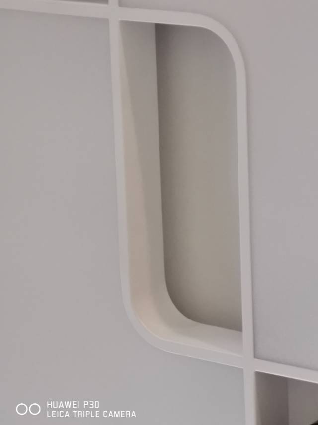 现代餐厅吸顶灯现代简约家用现代风异形吸顶灯畅销款式平板灯详情3