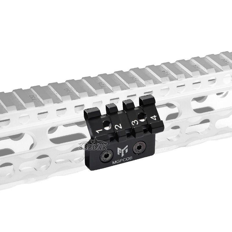 D0049-a Tactical metal guide MLOK inclined Guide Specification drawing