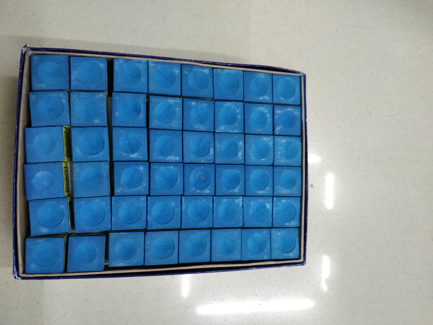 Billiards Qiao Ke pink cue powder gun powder ball hall blue box blue top 1 box 144