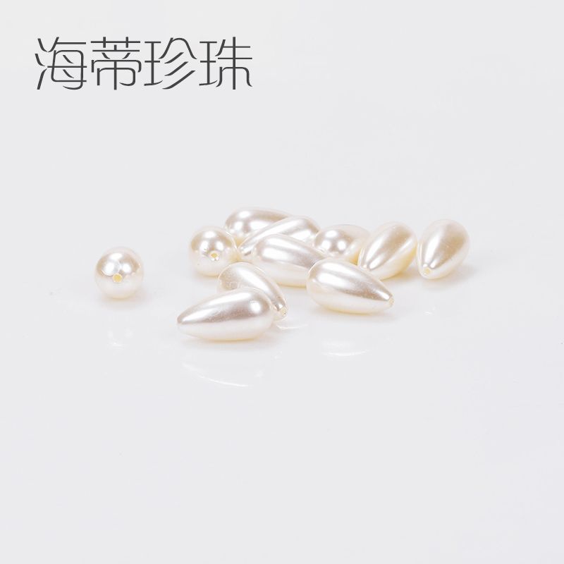 Pearl single hole water drop 8*16