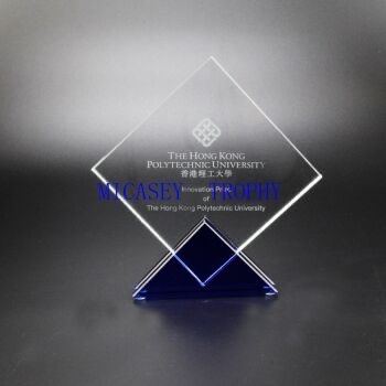 水晶奖杯棱形