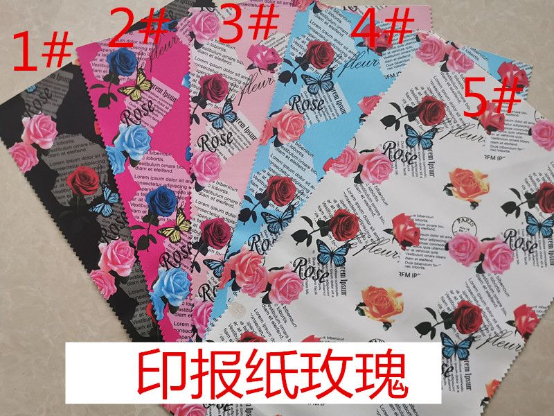 印报纸玫瑰