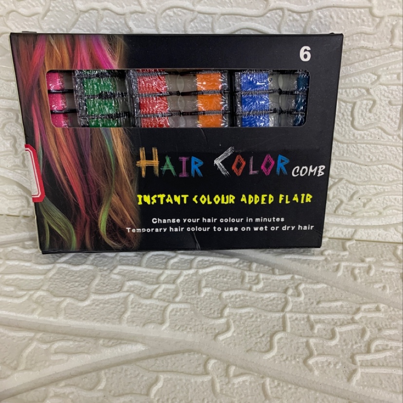 6色染发梳，一次性染发笔，染发棒