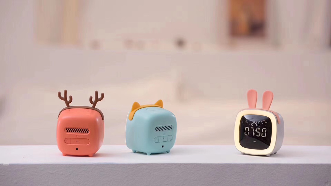 Cute Pet Tv Alarm Clock Multi-Functional Smart Alarm Clock Creative Smart Clock Silent Bedside Night Light Electronic Primary And Secondary School Music Alarm Watch undefined