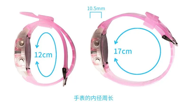 Xinjia waterproof children's watches, boys' and girls' swimming sports pointer watches, primary school students' watches, candy-colored quartz watches detail image 6