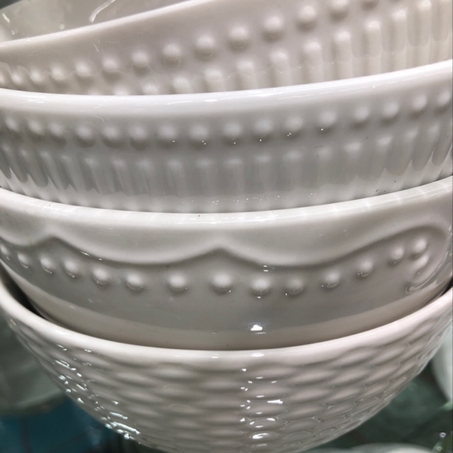 6-inch relief bowls, 48 in a box! Factory direct sales, wholesale and retail, in stock at offline physical stores. Please consult before placing an order Application Scenario